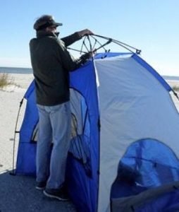 tent setup